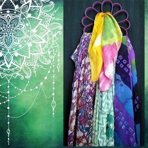 Summer Scarf and Wrap Collection